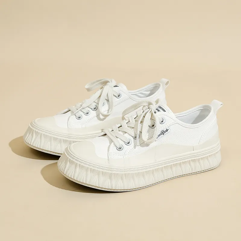 Fawn Miri Canvas Shoes Women's Low Top White/Black/Red/Burgundy/Fluorescent-1