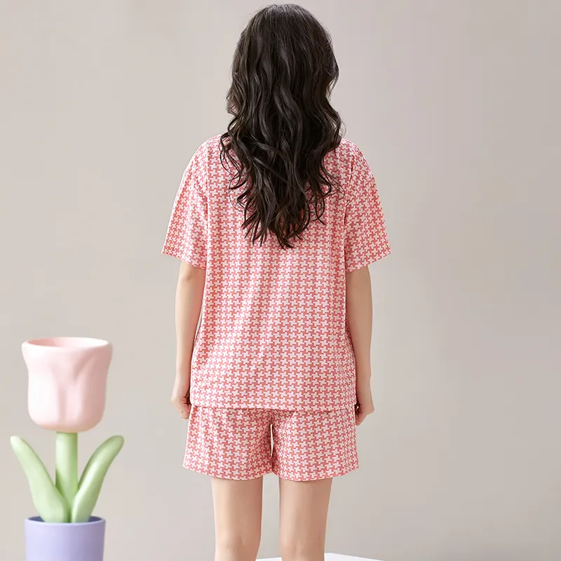 Follow The United States Pajama Set Women's Pink-1