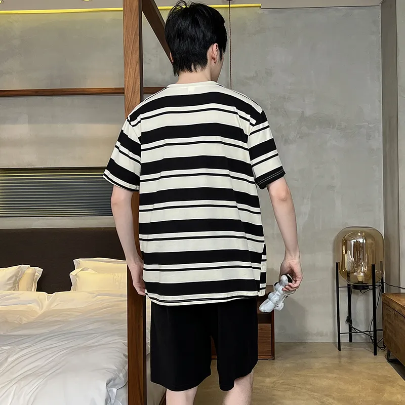 Follow The United States Pajama Set Men's Black-1