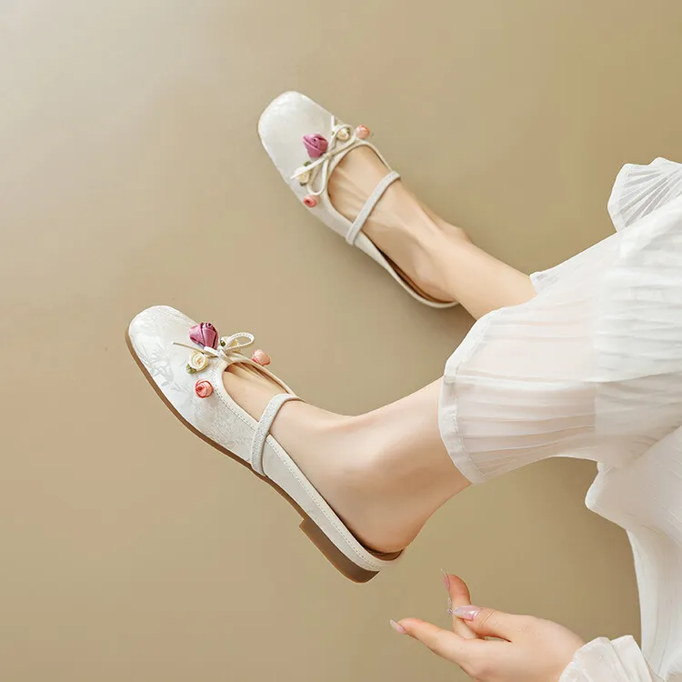 BalletCat Wrap-toe Slippers 1.5cm Women's-8