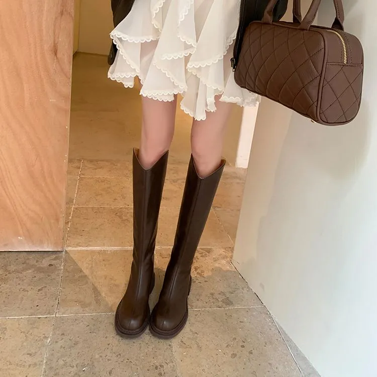 BalletCat Knee-high Boots 3.5CM Women's-9