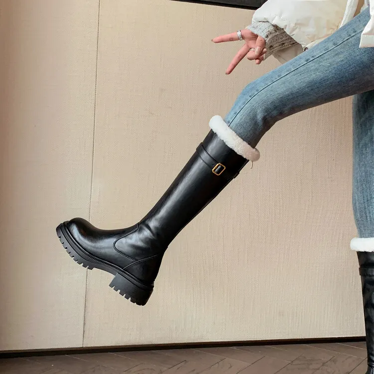BalletCat Knee-high Boots 4.5cm Women's-2