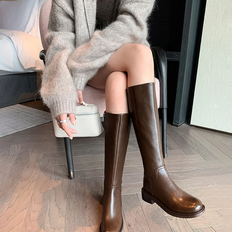 BalletCat Knee-high Boots 3cm Women's-8
