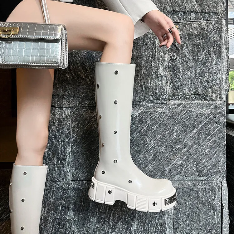 BalletCat Knee high Boots 6.5cm Women's-5