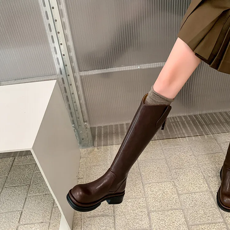 BalletCat Knee-high Boots 4.5cm Women's-8