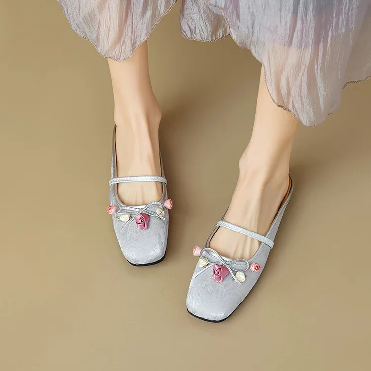 BalletCat Wrap-toe Slippers 1.5cm Women's-1