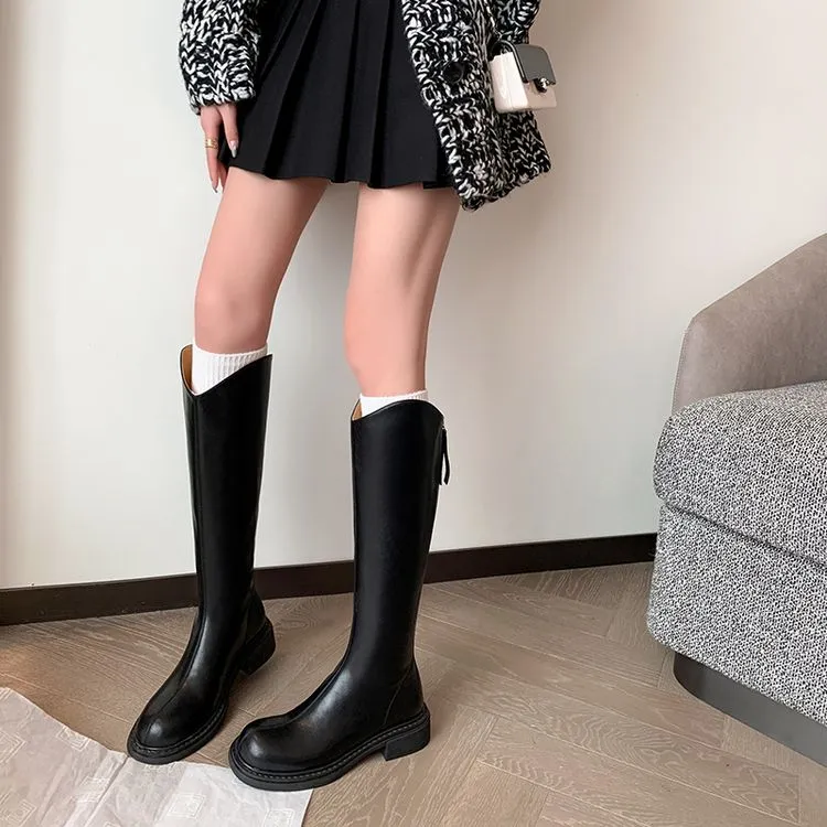 BalletCat Knee-high Boots 3.5CM Women's-1