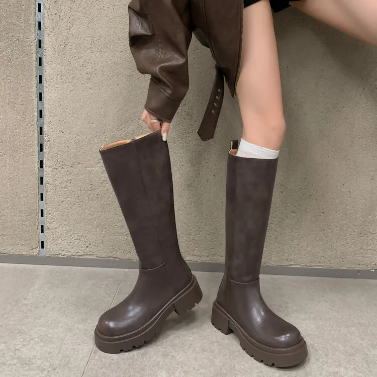 BalletCat Knee-high Boots 5CM Women's-11