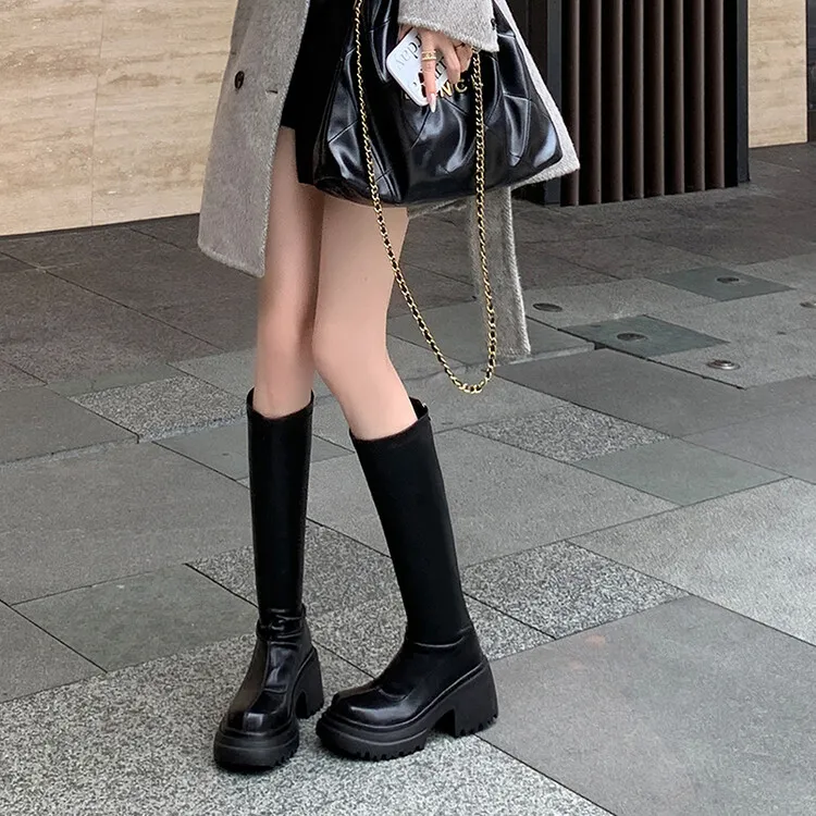 BalletCat Knee-high Boots 7cm Women's-2