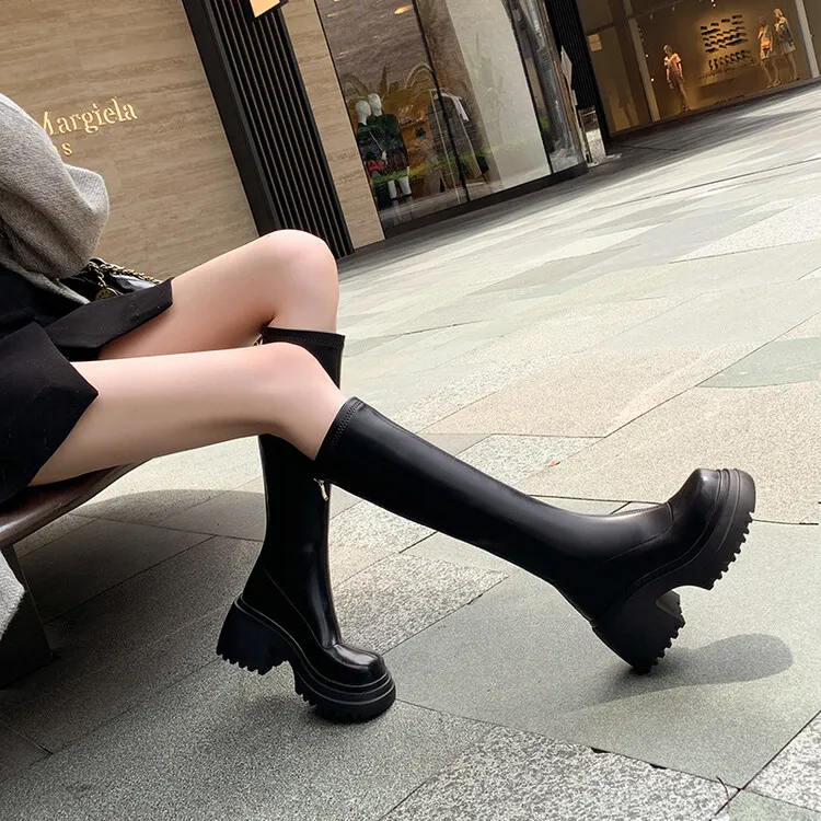 BalletCat Knee-high Boots 7cm Women's-1