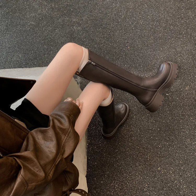 BalletCat Knee-high Boots 5CM Women's-10