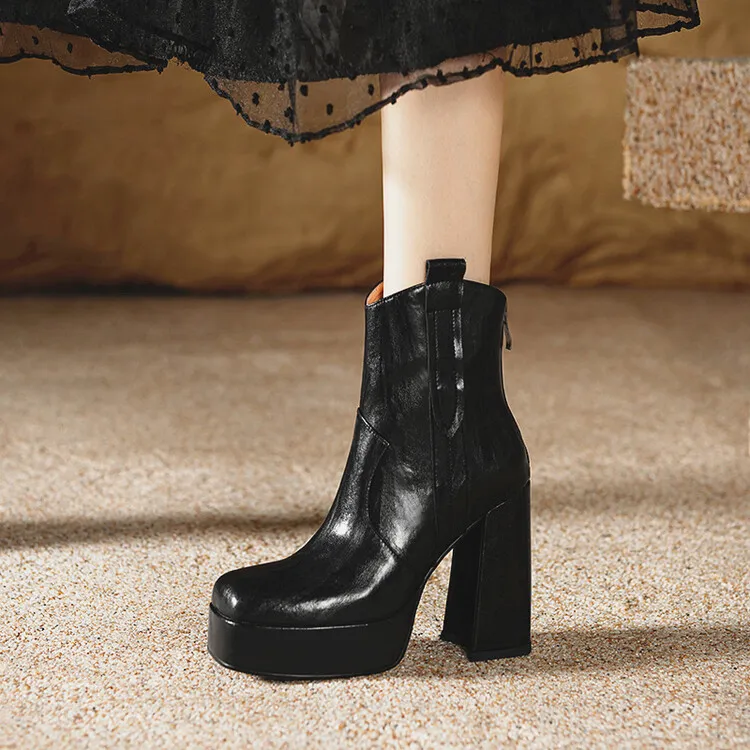 BalletCat Ankle Boots 11.5cm Women's-3