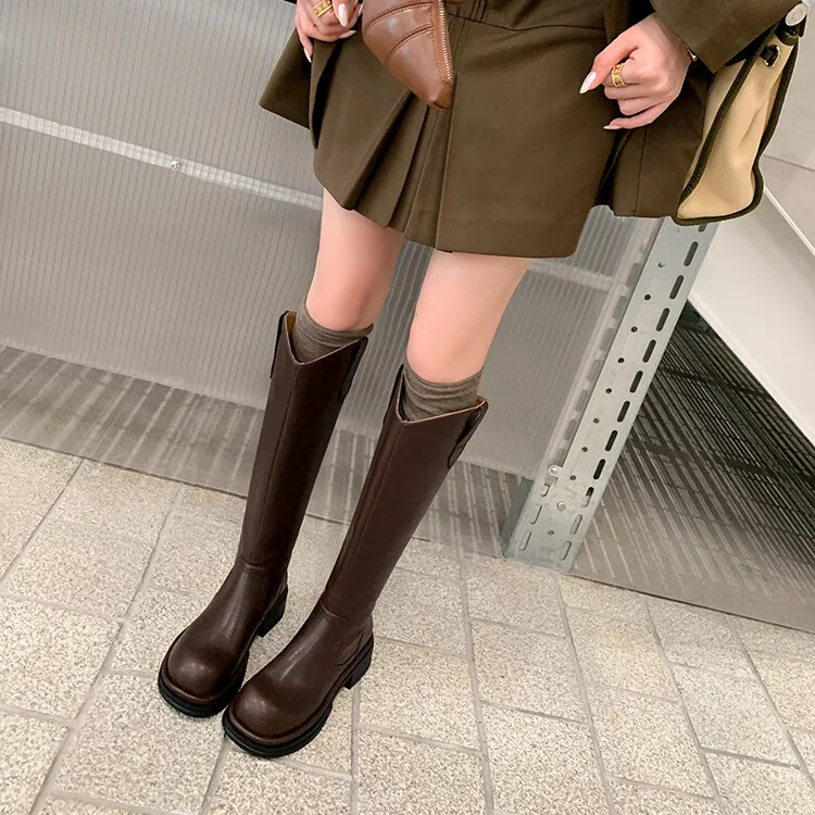 BalletCat Knee-high Boots 4.5cm Women's-7