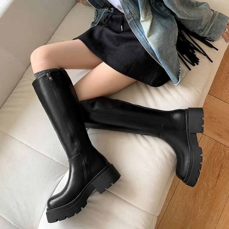 BalletCat Knee-high Boots 5CM Women's-1