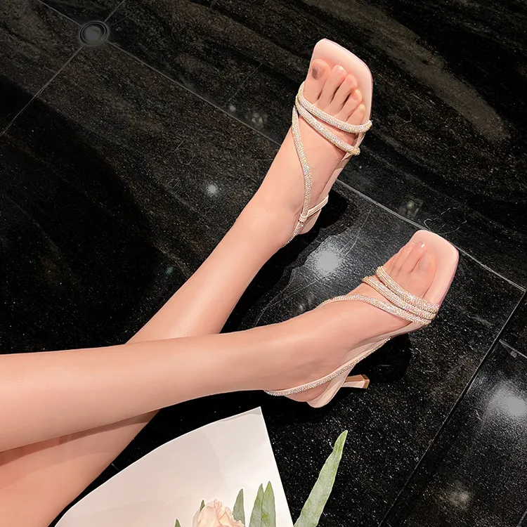 BalletCat One Strap Sandals 6.5cm Women's-7