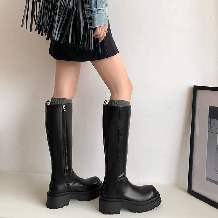 BalletCat Knee-high Boots 5CM Women's-5