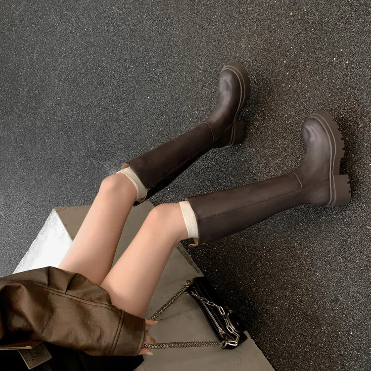 BalletCat Knee-high Boots 5CM Women's-8