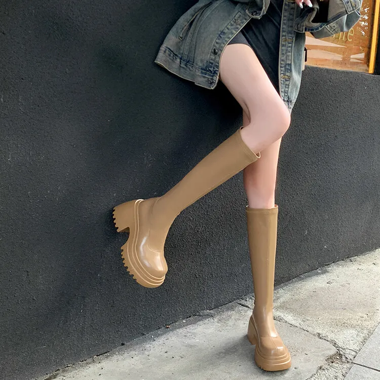 BalletCat Knee-high Boots 7cm Women's-23