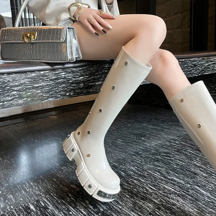 BalletCat Knee high Boots 6.5cm Women's-7