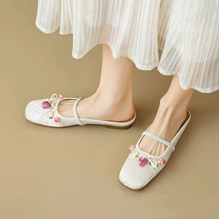 BalletCat Wrap-toe Slippers 1.5cm Women's-6