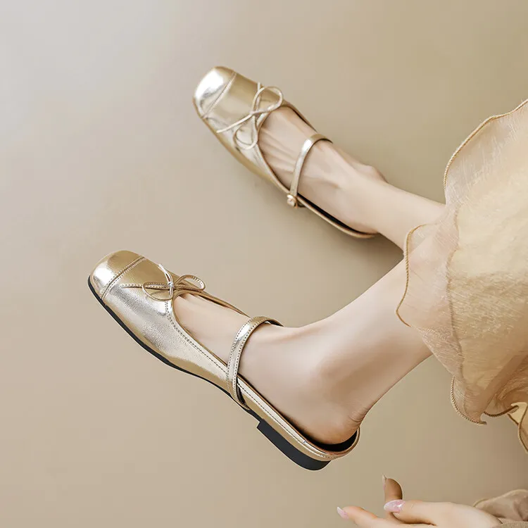 BalletCat Wrap-toe Slippers 1.5cm Women's-4