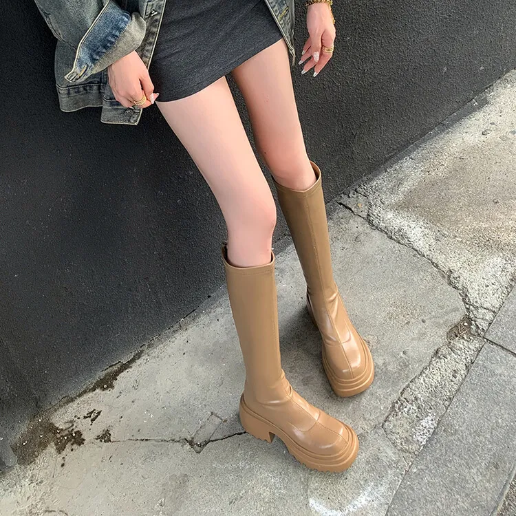 BalletCat Knee-high Boots 7cm Women's-22