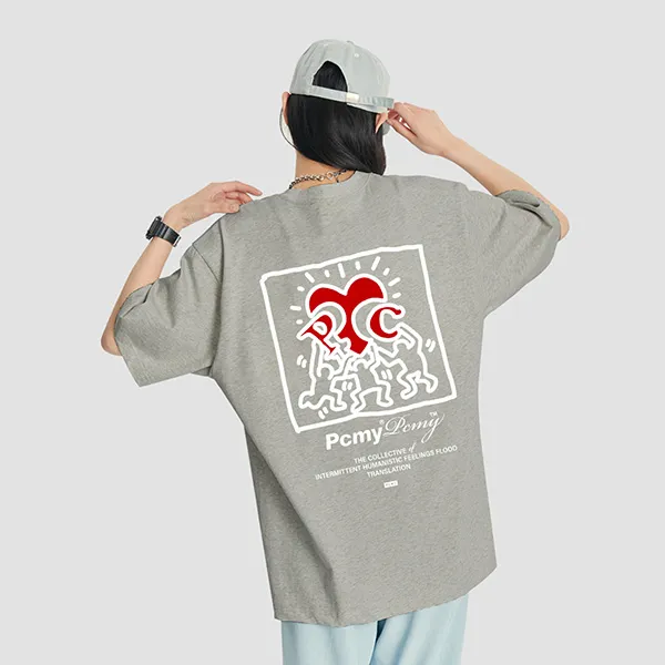 PCMY Short Sleeved T Shirts Unisex-19