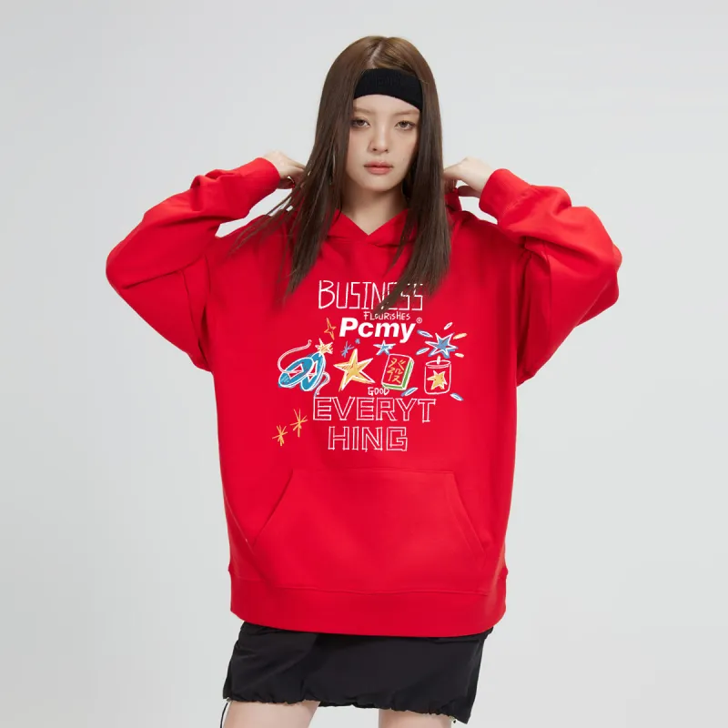 PCMY Sweatshirts Unisex Red-3