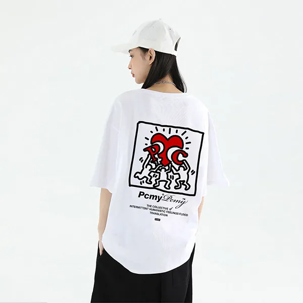 PCMY Short Sleeved T Shirts Unisex-16