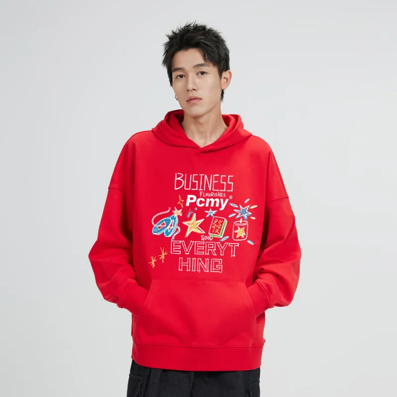 PCMY Sweatshirts Unisex Red-5