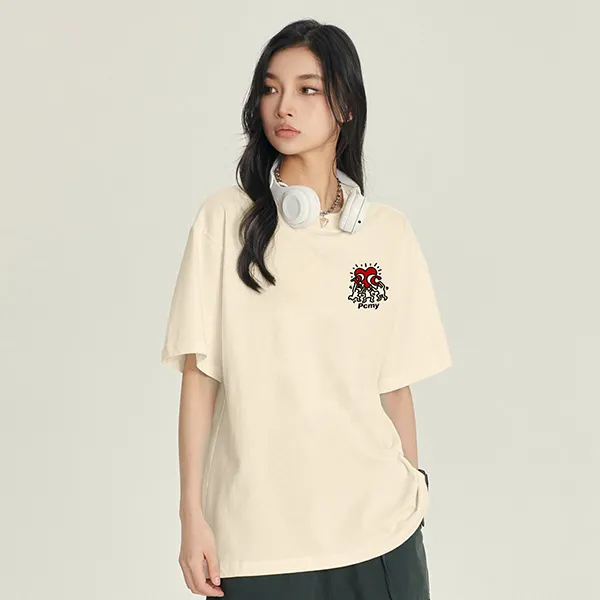 PCMY Short Sleeved T Shirts Unisex-13