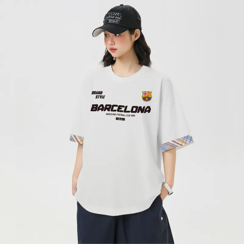 FCB ARCELONA T Shirts Unisex-6