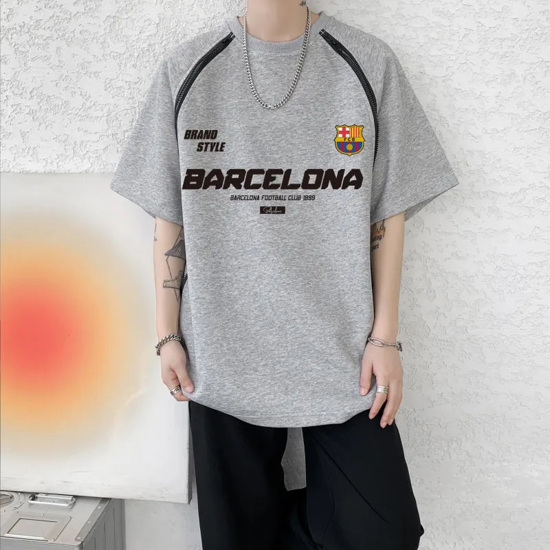 FCB ARCELONA T Shirts Unisex-8