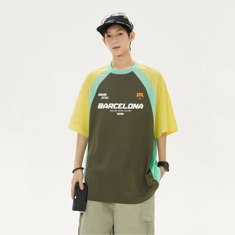FCB ARCELONA T Shirts Unisex-2