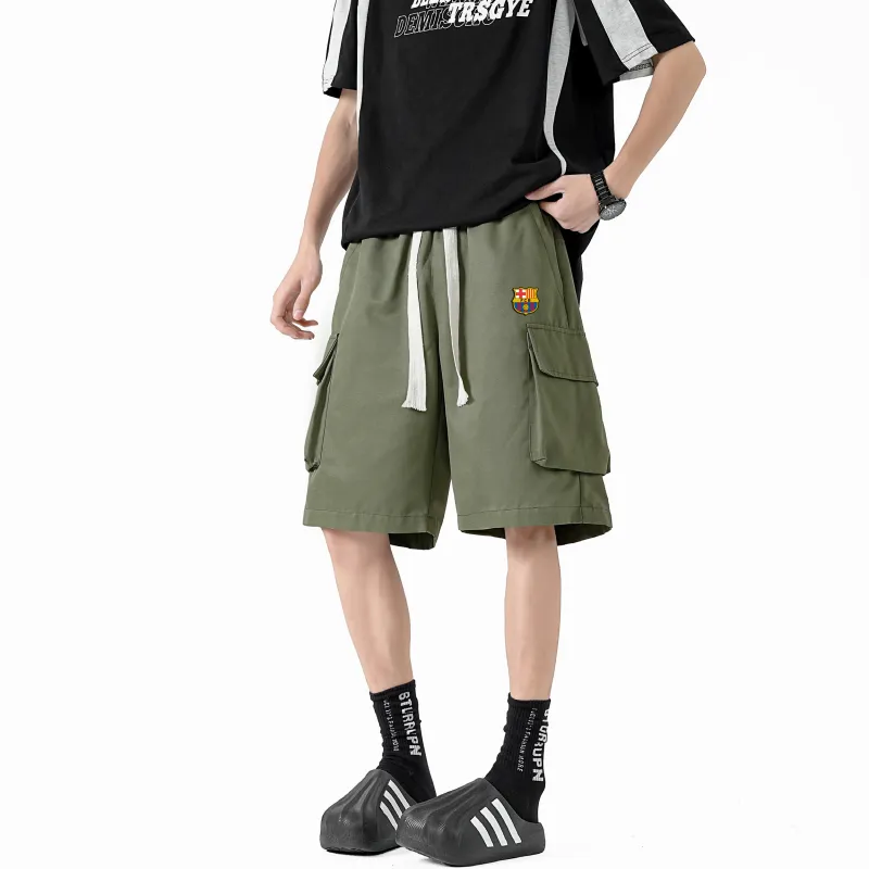 FCB ARCELONA Cargo Shorts Unisex-11