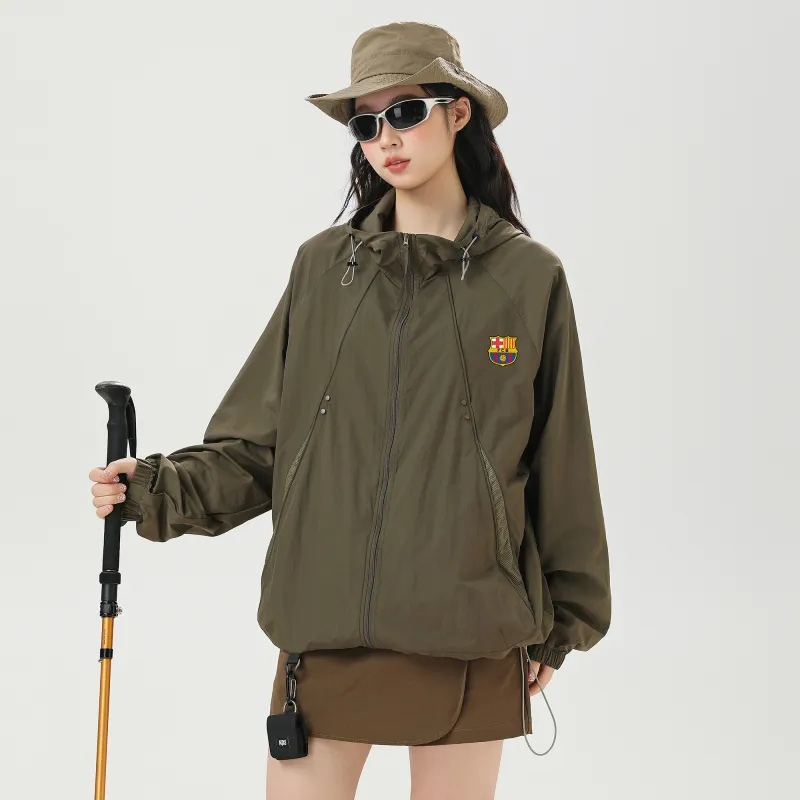 FCB ARCELONA Super Light, Breathable, Waterproof, UV Protection Sun Protection Clothing Unisex-14