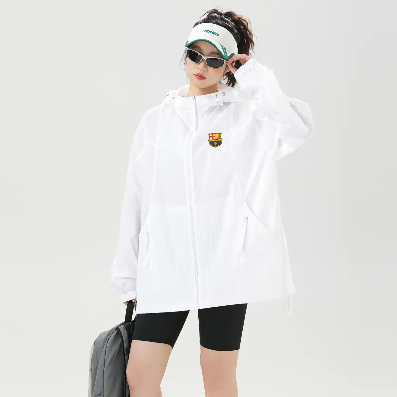 FCB ARCELONA Super Light Breathable UV Protection Sun Protection Clothing Unisex-8