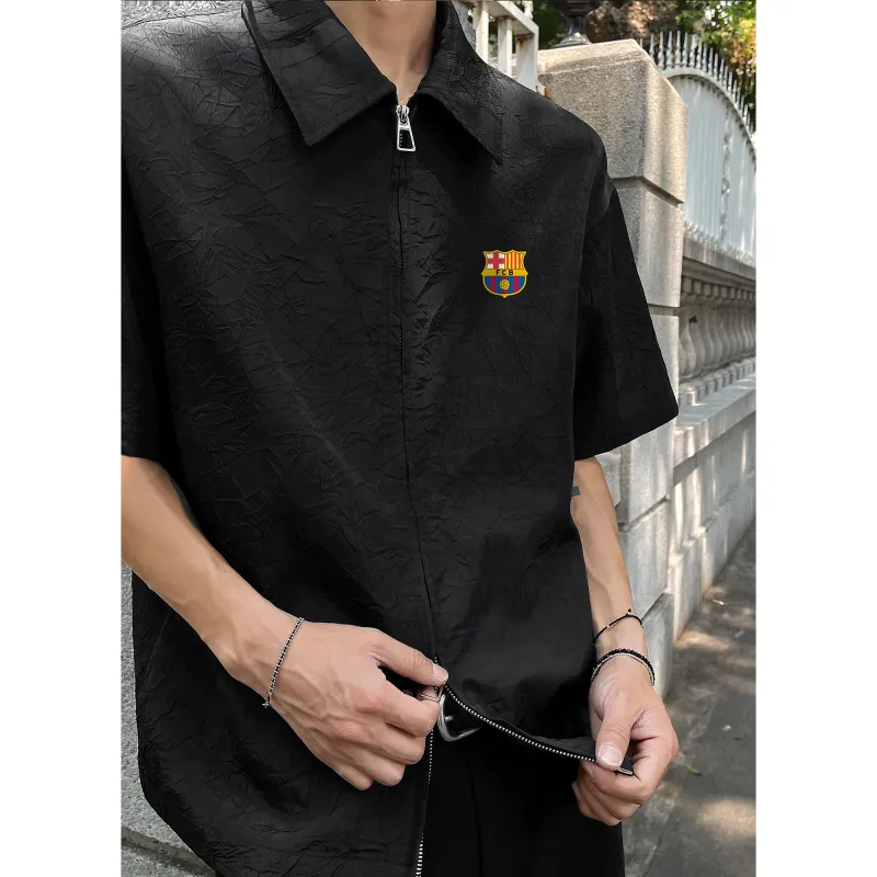 FCB ARCELONA Shirt Unisex Black-3