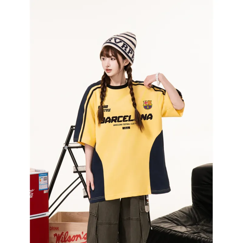FCB ARCELONA T Shirts Unisex-8