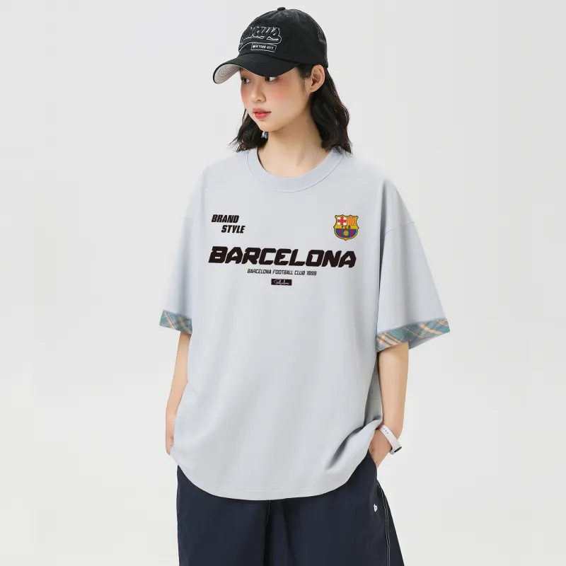 FCB ARCELONA T Shirts Unisex-11