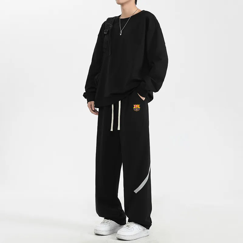 FCB ARCELONA Casual Pants Unisex Black-2
