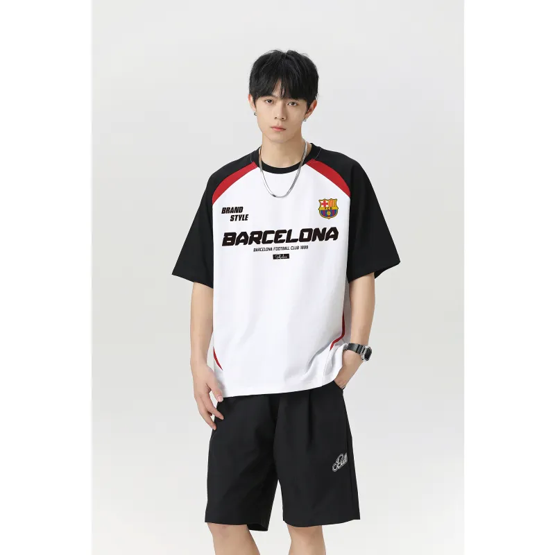 FCB ARCELONA T Shirts Unisex-4