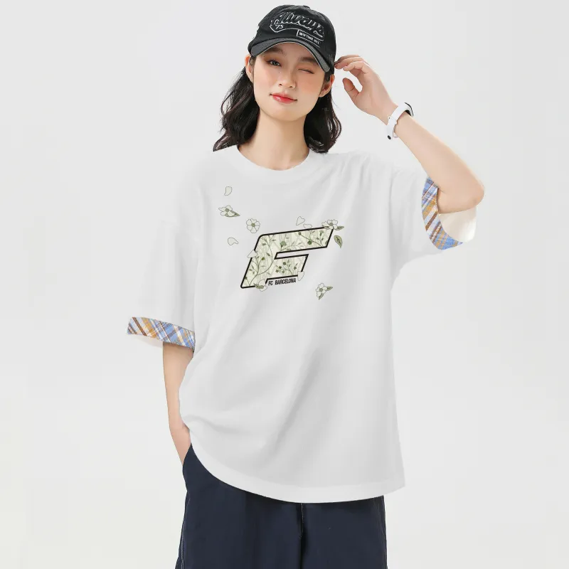 FCB ARCELONA T Shirts Unisex-3