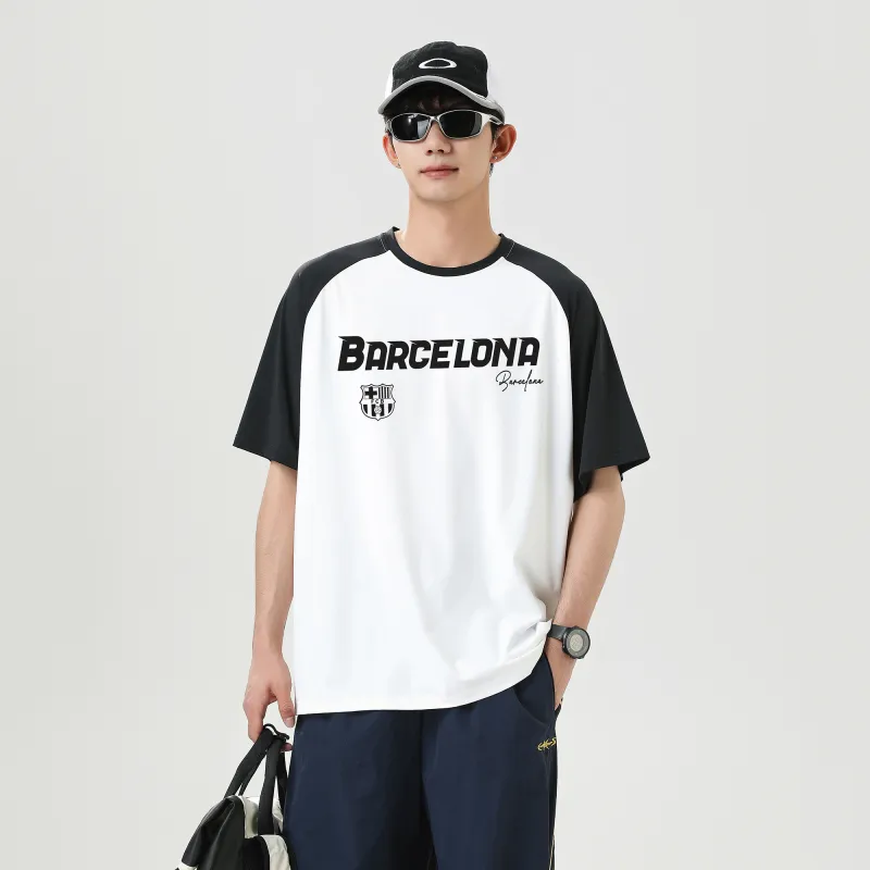 FCB ARCELONA T Shirts Unisex-5