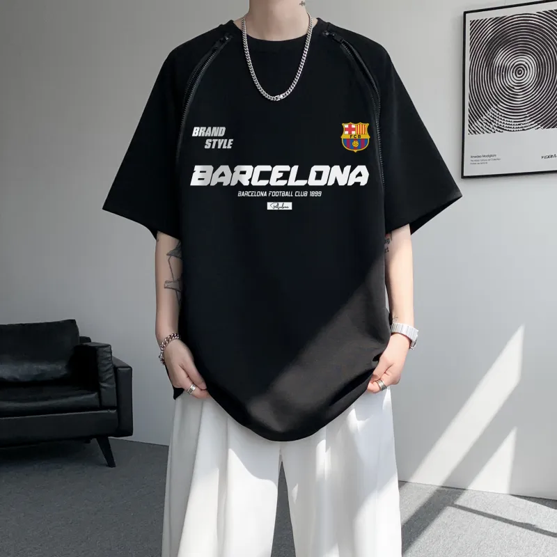 FCB ARCELONA T Shirts Unisex-2