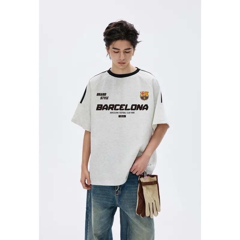 FCB ARCELONA T Shirts Unisex-5