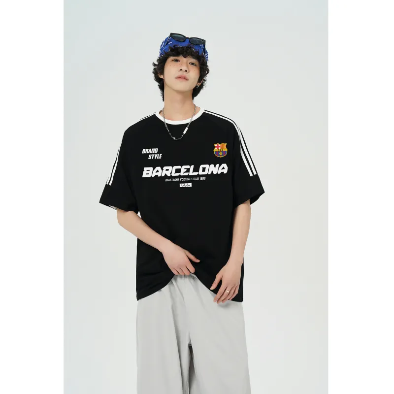 FCB ARCELONA T Shirts Unisex-2