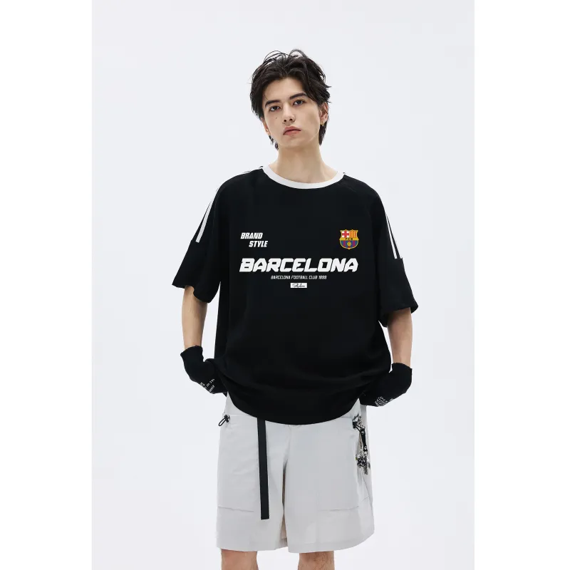 FCB ARCELONA T Shirts Unisex-2
