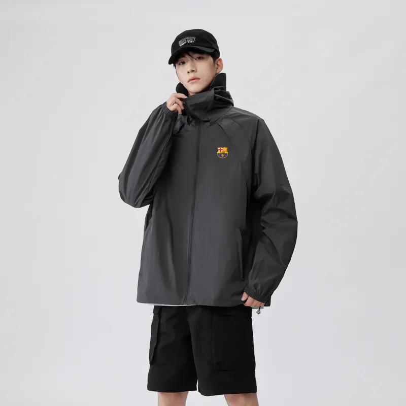 FCB ARCELONA Breathable Quick Dry UV Protection Sun Protection Clothing Unisex-12