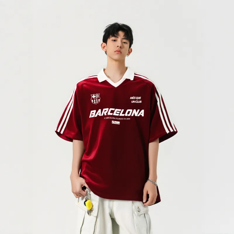 FCB ARCELONA T Shirts Unisex-3